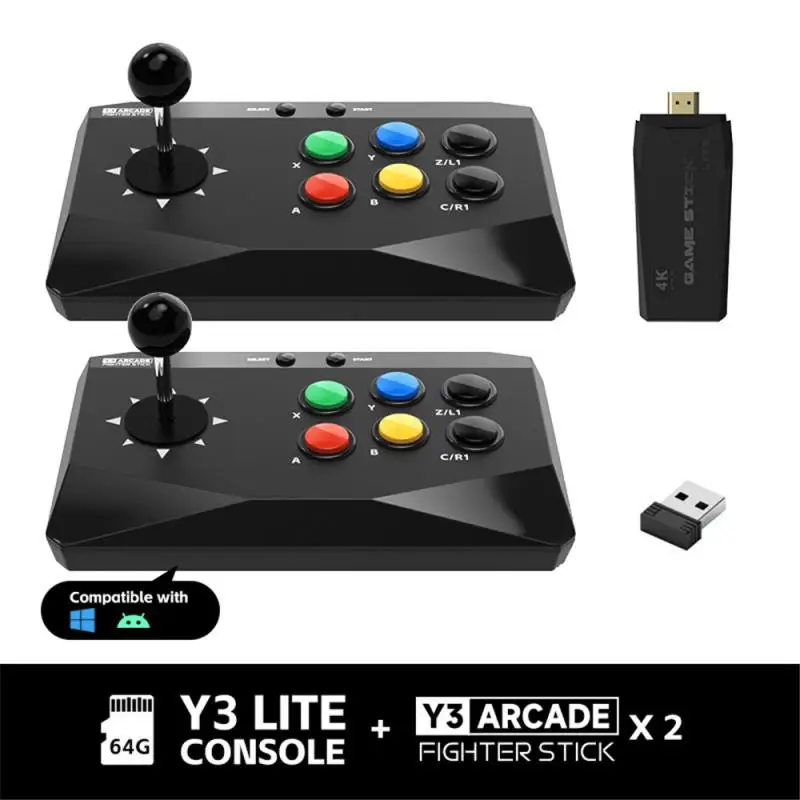 Классическая игровая консоль беспроводная связь Режим двухплеера 64 г Ретро