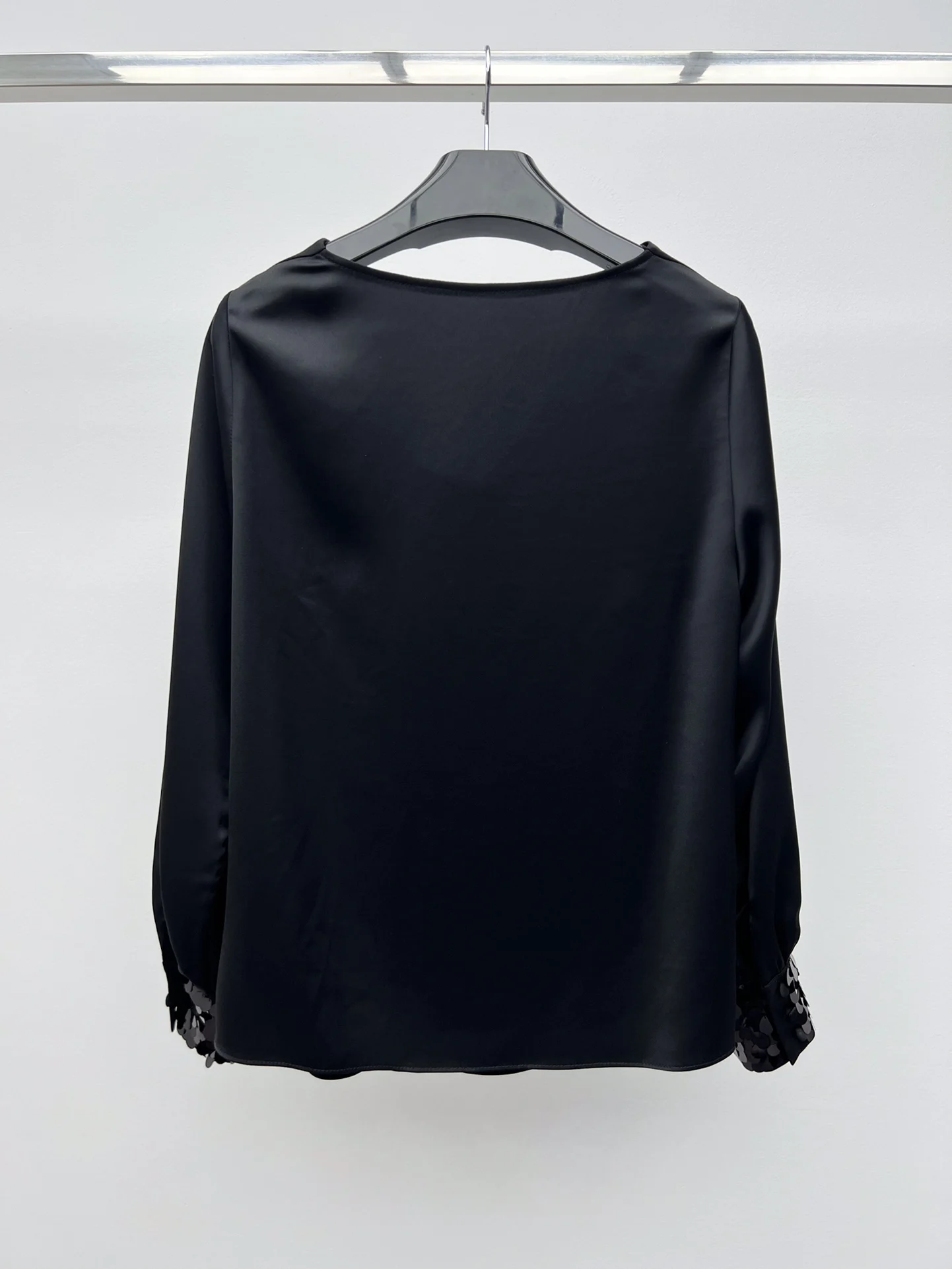 Высококачественная новая женская одежда на лето и осень 2024 удобный топ из шелка с