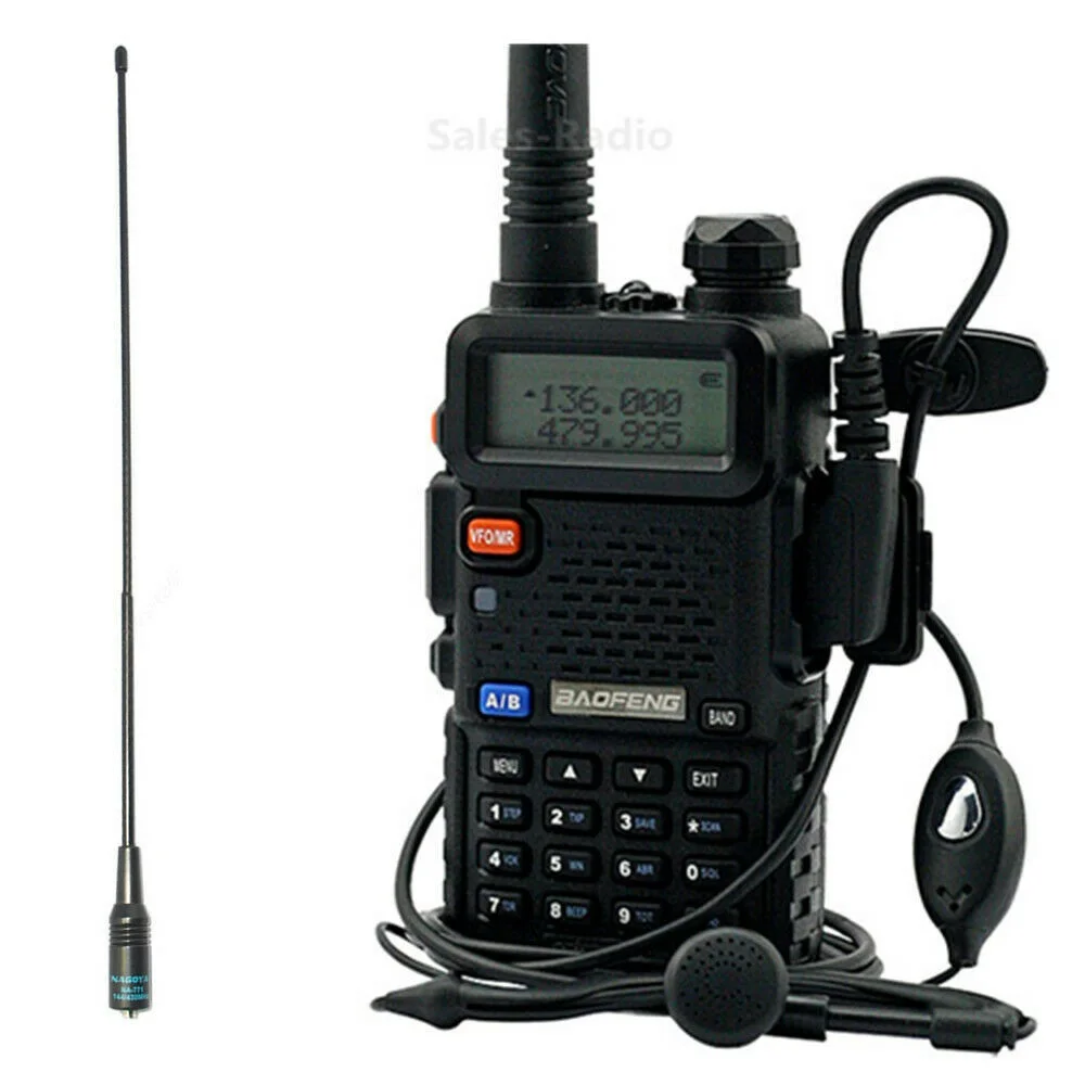 ML1 телефон 5 Вт Двухдиапазонная рация VHF/UHF FM радио внешняя антенна |