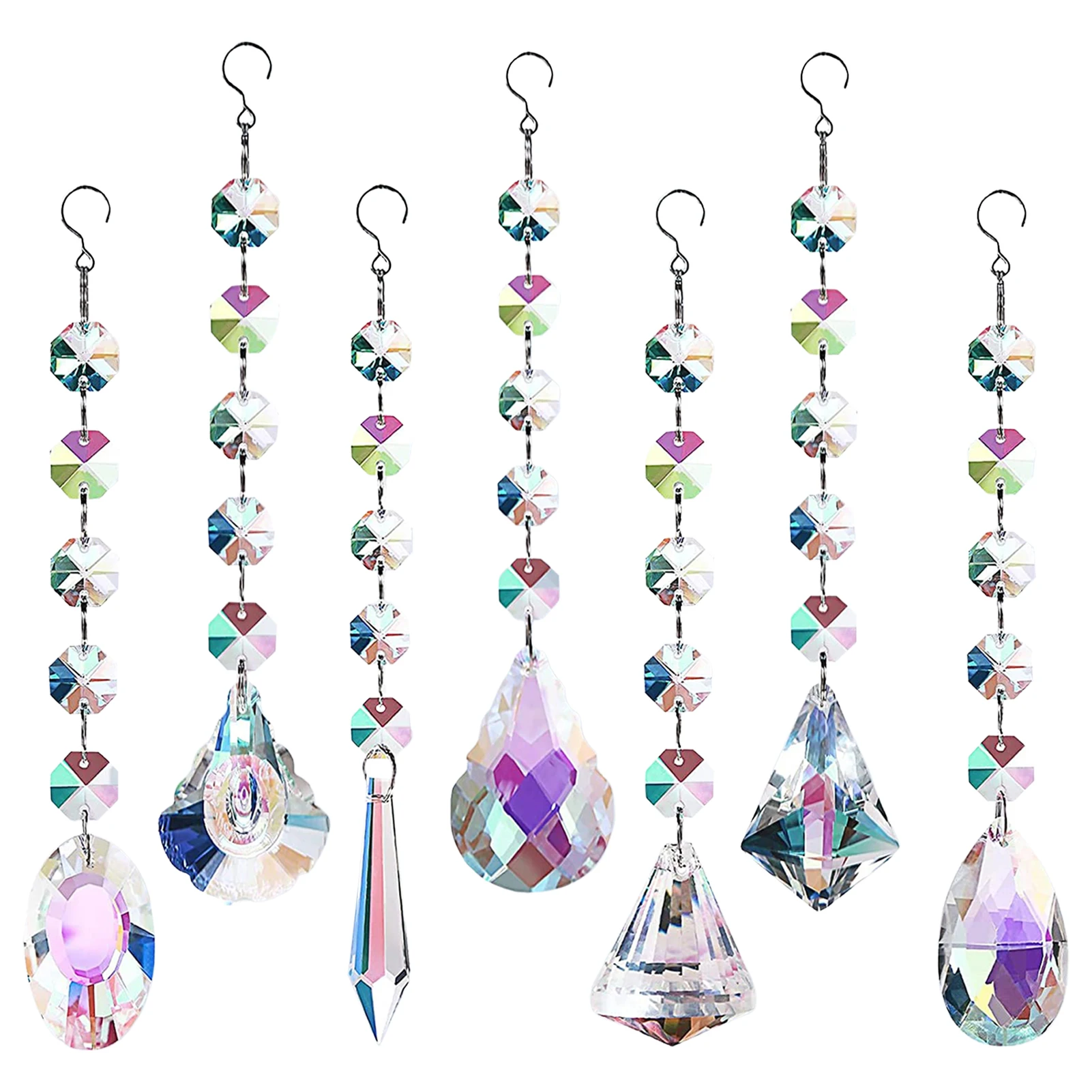 

Colorful Crystals Sun catcher Rainbow Maker Prism Ornament Colorful Crystals Sun catcher Sun Garden Crystal Sun catchers Elegant