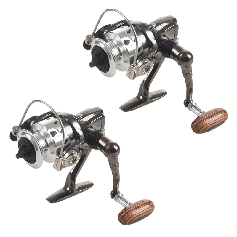 

2X SHUANGYU RAMPART MN100 Full Metal Body Spinning Fishing Reel Ice Reel Raft Lure Wheel Mini Small Reel