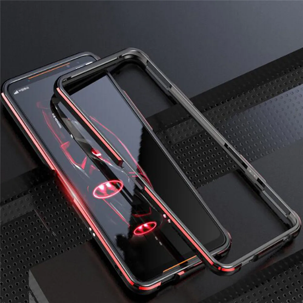 

High Quality Metal Phone Frame Case Simple Aurora Gaming Phone Case for Asus ROG6 ROG6PRO Durable And Wear-Resistant