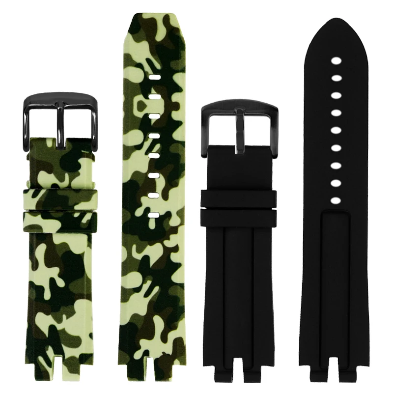 Premium-Grade silicone watchband for PROTREK series Casio prw-3000 \ 3100 \ 6000 \ 6100y modified silicone watch strap men's bel