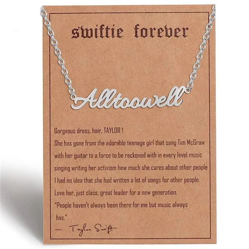 Женское ожерелье с подвеской из нержавеющей стали