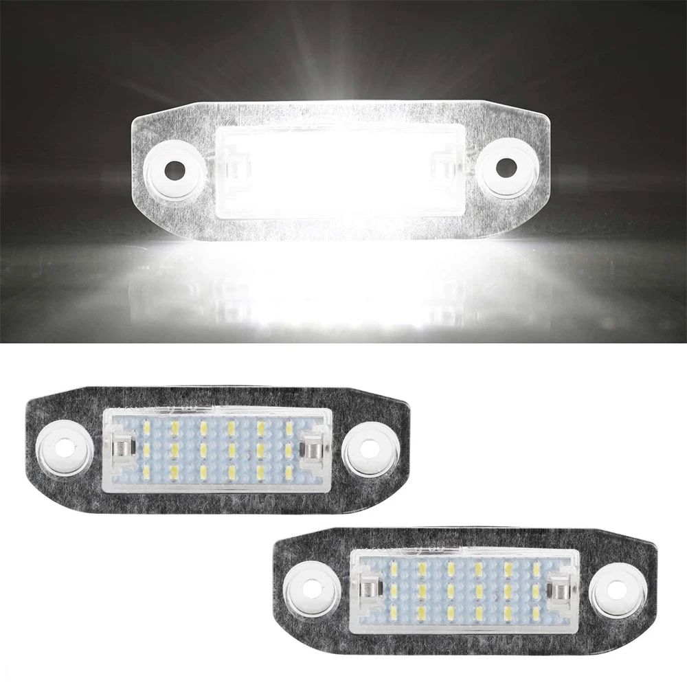 Canbus LED License Plate Light For Volvo S80 XC90 S40 V60 XC60 S60 C70 XC70 V70 White Car-Styling Number Lamp  - buy with discount