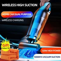 10000pa car vacuum cleaner wireless mini car cleaning handheld vacum cleaner for car interior home clean