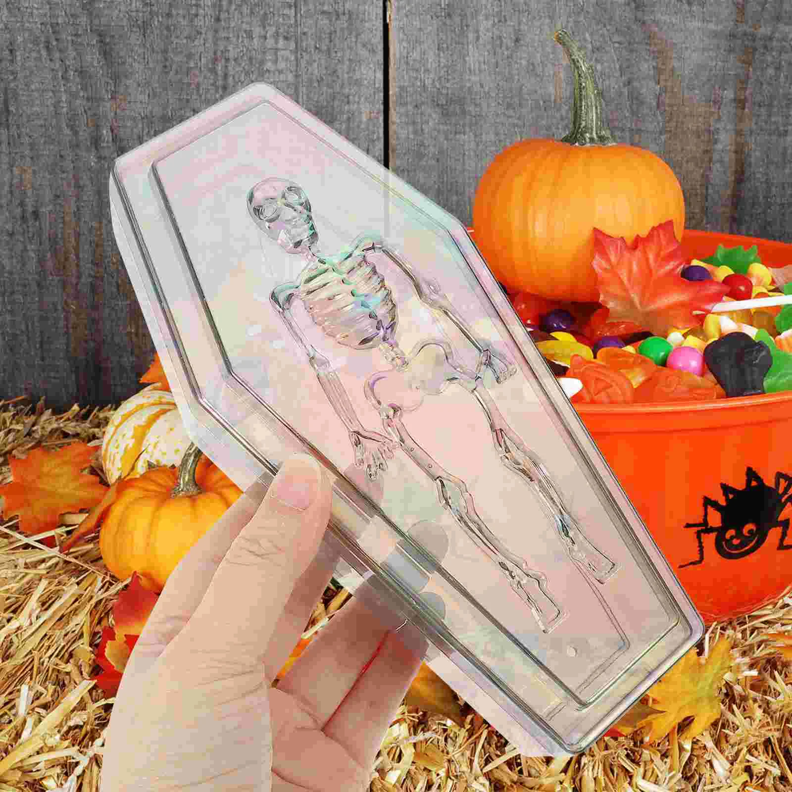 

Coffin Candy Box Cookie Decorating Trinket Boxes Halloween Container Holder Jewelry Gift Child