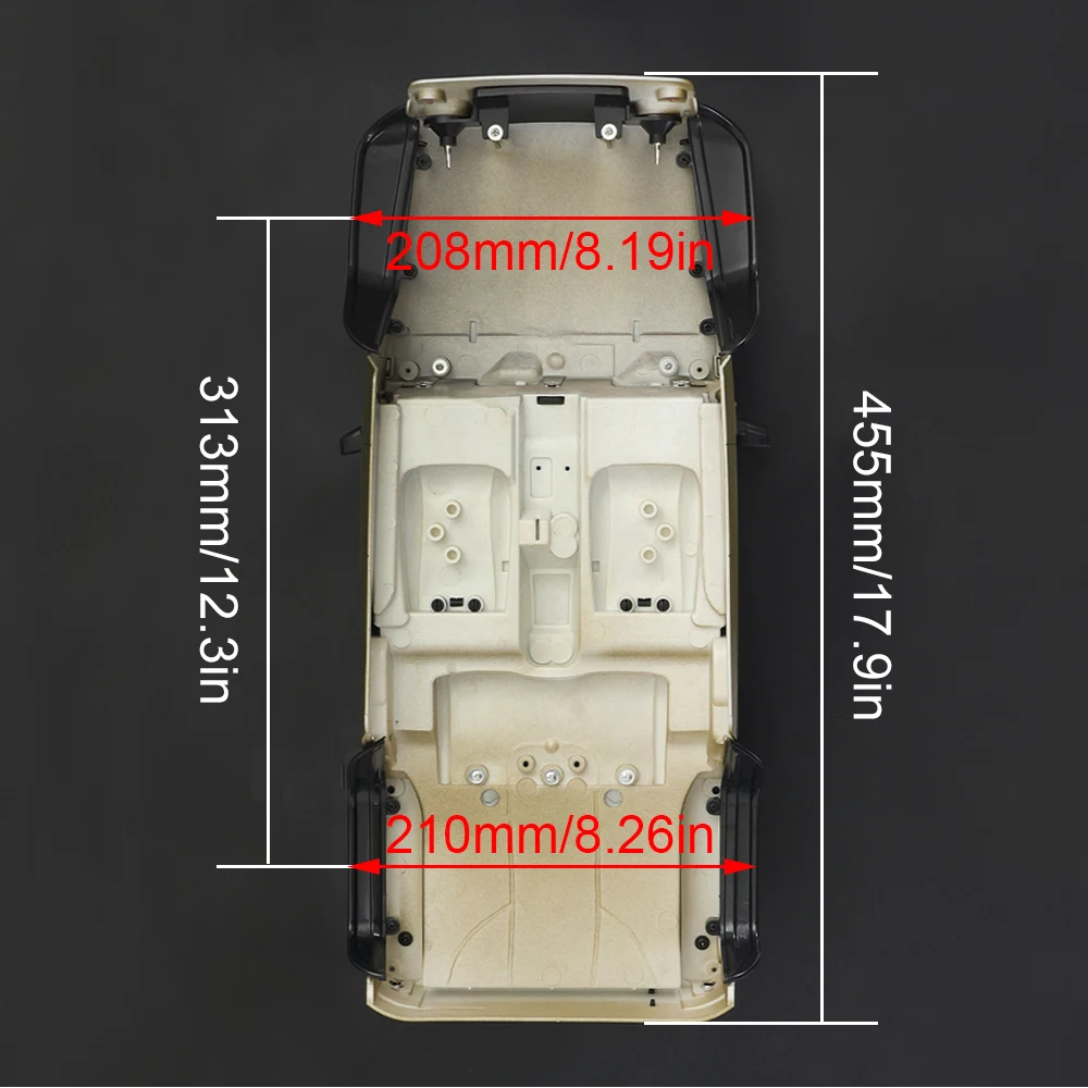 Каркас кузова Wrangler 313 мм 12 3 дюйма колесная база стойка для труб аксессуары