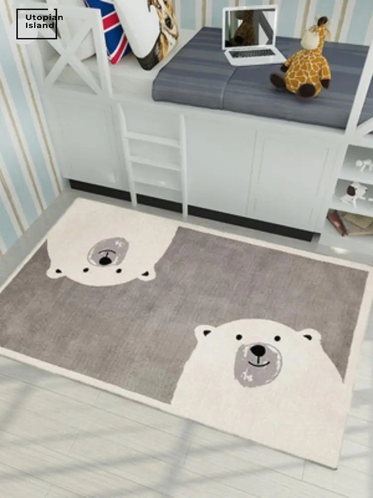 Пушистый Ковер для гостиной объемный мягкий ковер детской комнаты Плюшевый