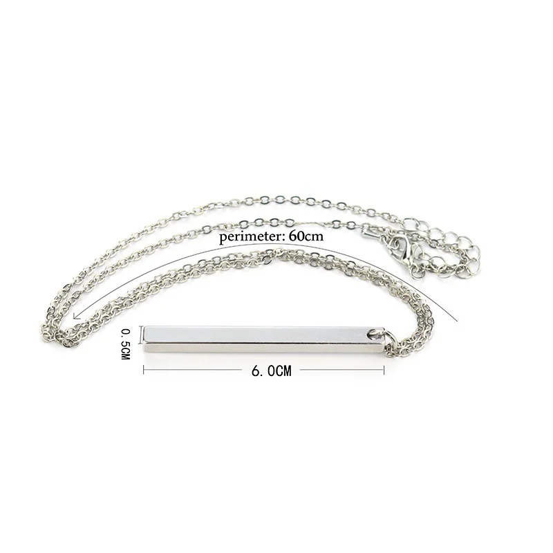 Вдохновляющая цитата Hakuna Matata ожерелье с вертикальной полосой старинная