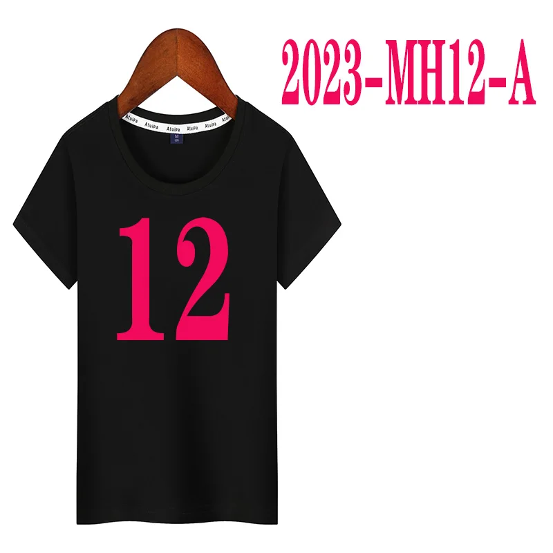 MH12 Unisex Summer T-shirt Children's Solid Top T-shirt Shor