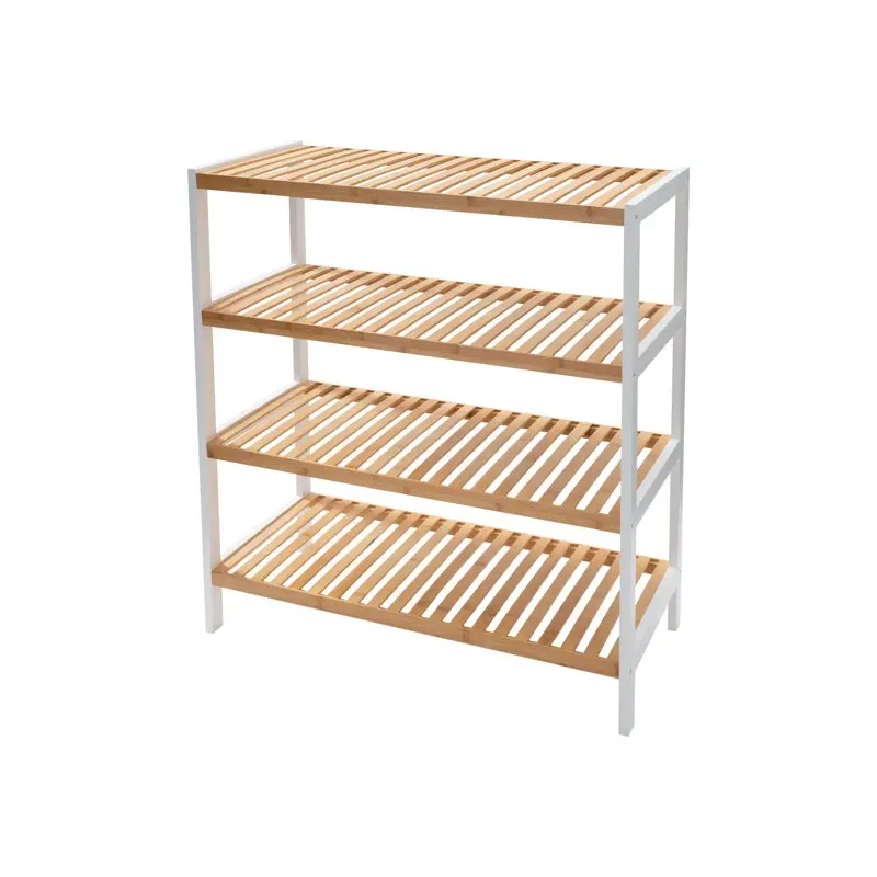 

4 Tier Sonora Bamboo Freestanding Storage Shelf Unit