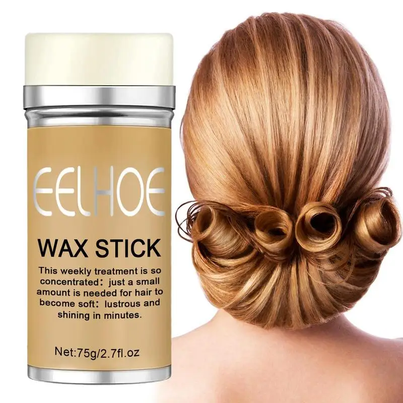 

Палочка для париков, Восковая Палочка для причесок, 75 г, Восковая Палочка для стайлинга волос, не оставляет жирных волос, средство для укладки, с контролем окантовки, с долгим сроком службы