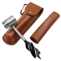 multifunctional survival settlers tool hand auger wrench wood drill peg and manual hole maker multitool