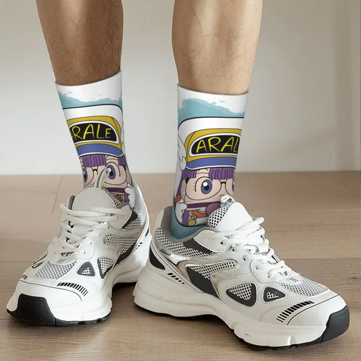 Осенне-зимние ретро носки унисекс Arale Нескользящие футбольные