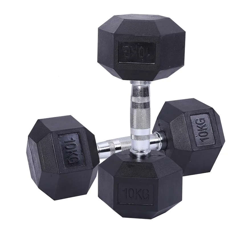 7.5KG Hexagonal Cast Iron Dumbbell Home And Gym For Men