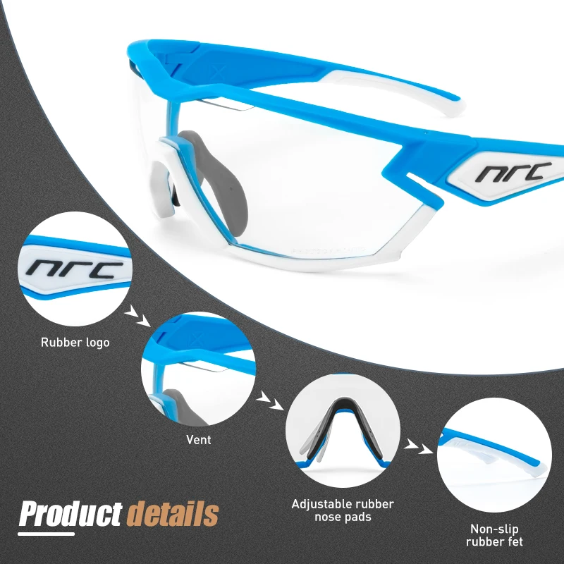 Солнцезащитные очки для велоспорта фотохромные с защитой UV400