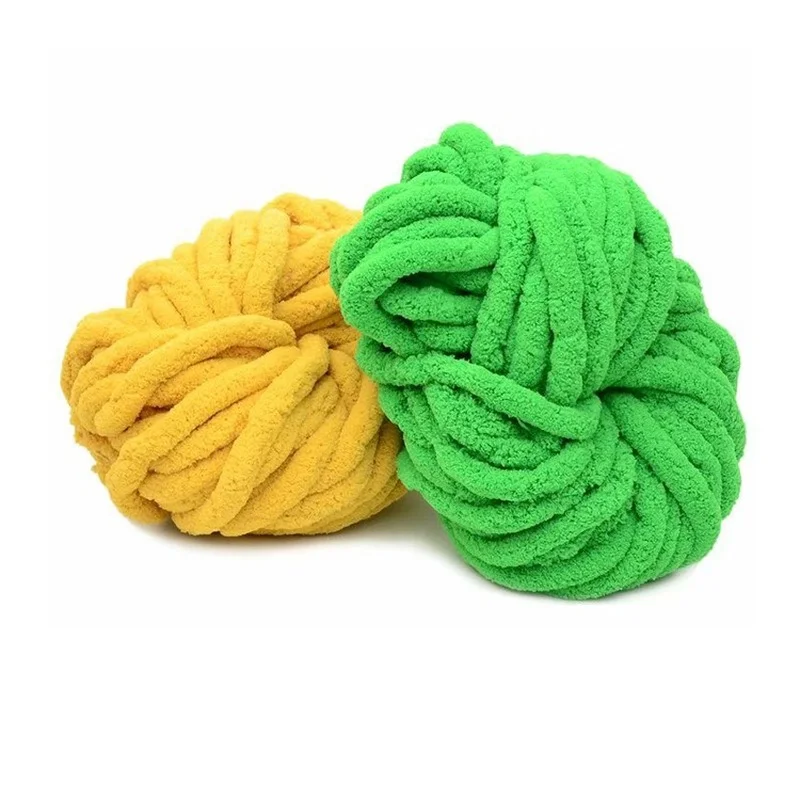 

3pcs 250g/ball Coarse Coral Fleece Iceland Wool Super Coarse Ice Yarn Chenille Hand-woven Blanket