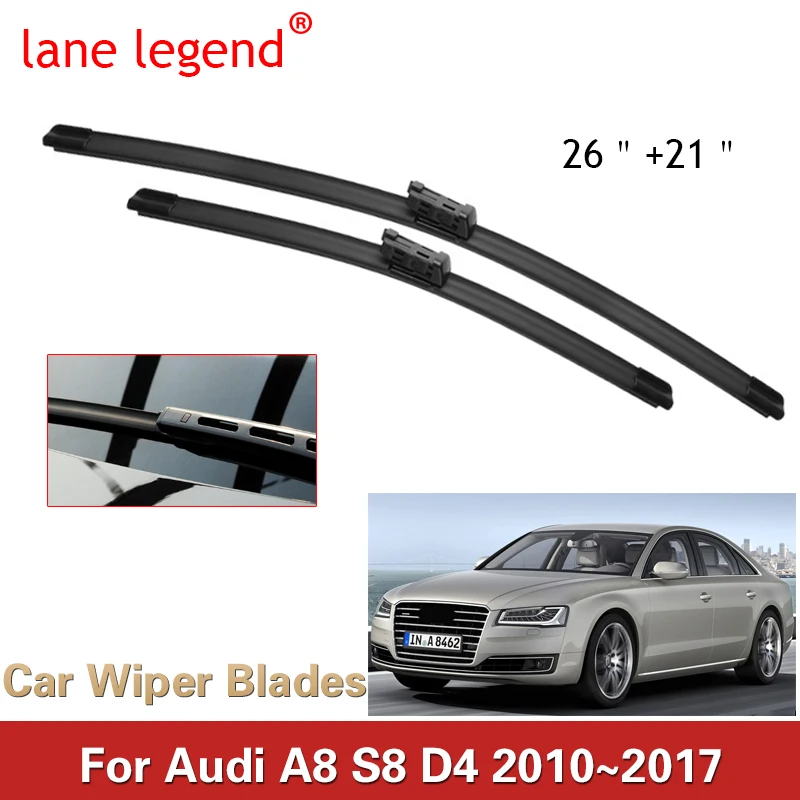 

Автомобильные щетки стеклоочистителя для Audi A8 S8 D4 2010 ~ 2017, лобовое стекло, стеклоочистители, автомобильные товары 2011 2012 2013 2014 2015 2016