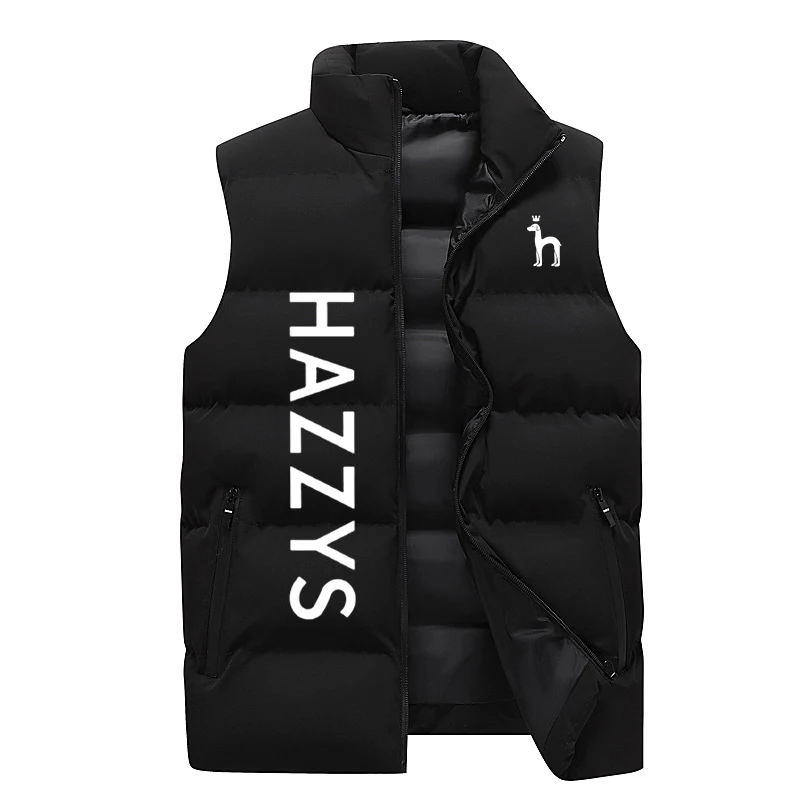 

The 2022 Korean version of all-purpose men's tank top jacket Leicester sleeveless cotton-padded jacket zipper sleeveless jacket