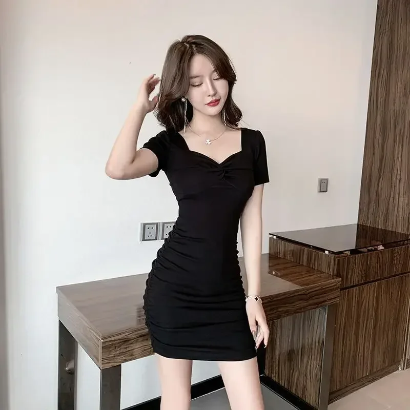 Женское мини-платье для ночного клуба сексуальная облегающая юбка с низким