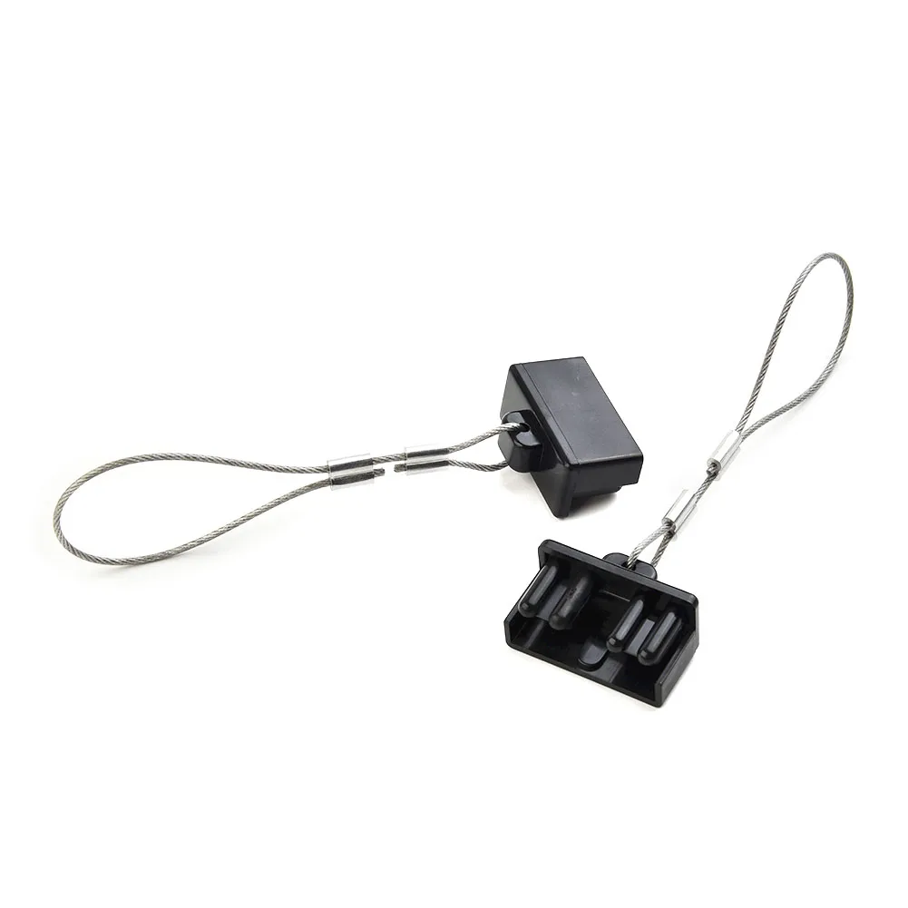 

4Pcs Dust Cover Black 50A For Anderson Connector 2P Battery Caravan Forklifts Plug Socket Fire/Flame Retardant PVC Plug Cap