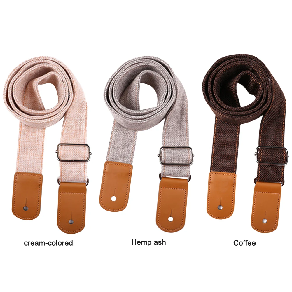 Акустическая искусственная гитара хлопковый льняной наплечный ремень для