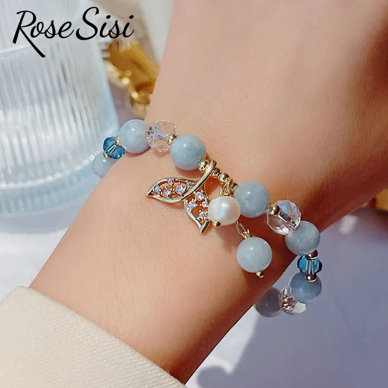 Женский браслет кошачий глаз в японском и южнокорейском стиле - купить по