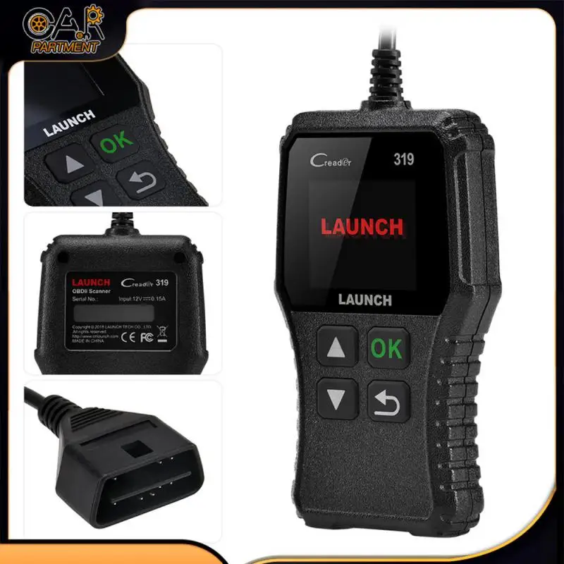 LAUNCH CR319 OBD2 Scanner Support Full OBD II/EOBD Launch Creader 3001 Auto Scanner diagnostic PK CR3001 ELM327 CR419 CR519