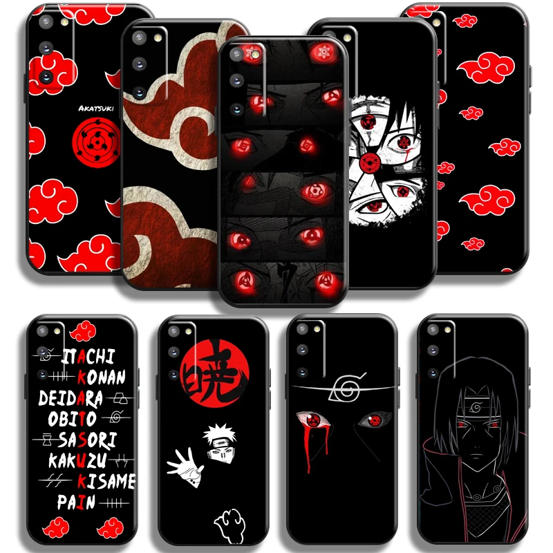 

Чехол для телефона Akatsuki Uchiha Itachi Шаринган для Samsung Galaxy S20 S21 Plus Ultra FE 5G Samsung S21 S20, черный чехол из ТПУ