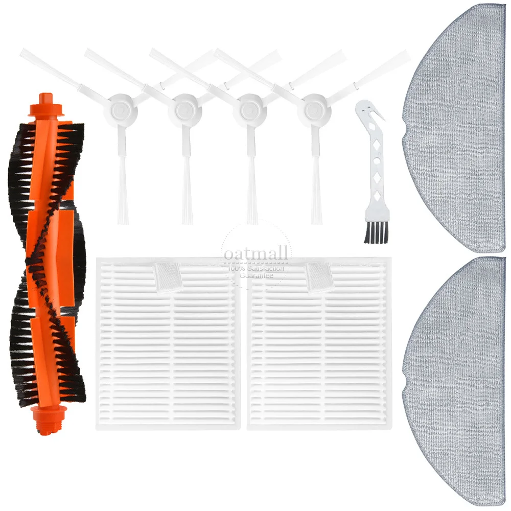 

Запасные части для робота-пылесоса Xiaomi S20 D106, сменный комплект, основная щетка, Hepa фильтр, насадка на швабру