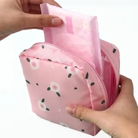 fashion womens small cosmetic bag travel mini sanitary napkin storage bag coin money card lipstick storage bag wallet bag