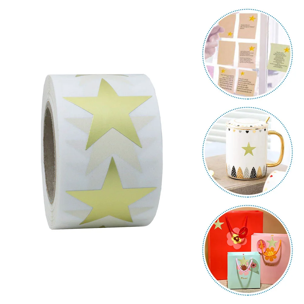

Star Stickers Sticker Reward Label Gold Goldenkids Adhesive Roll Labels Removable Teachersglitter Metallic Kid Decor Holographic