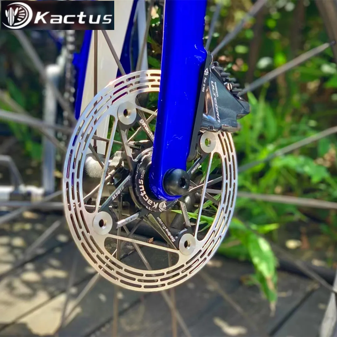 KACTUS Ultralight Bicycle Disc Brake Rotor 140/160mm Center Lock Thicken AL7505 Fast Cooling Disc Float Brake for Road MTB EBike