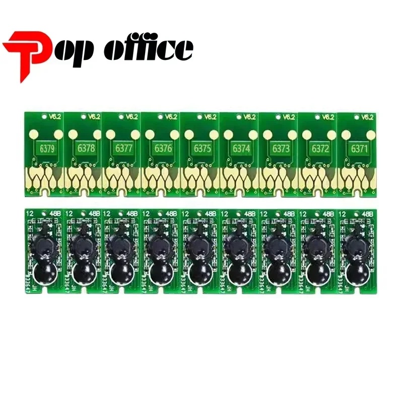 9 шт. T6361-T6369 700 мл сбрасываемый чип для Epson 7890 9890 Pro7890 Pro9890 на многоразовом