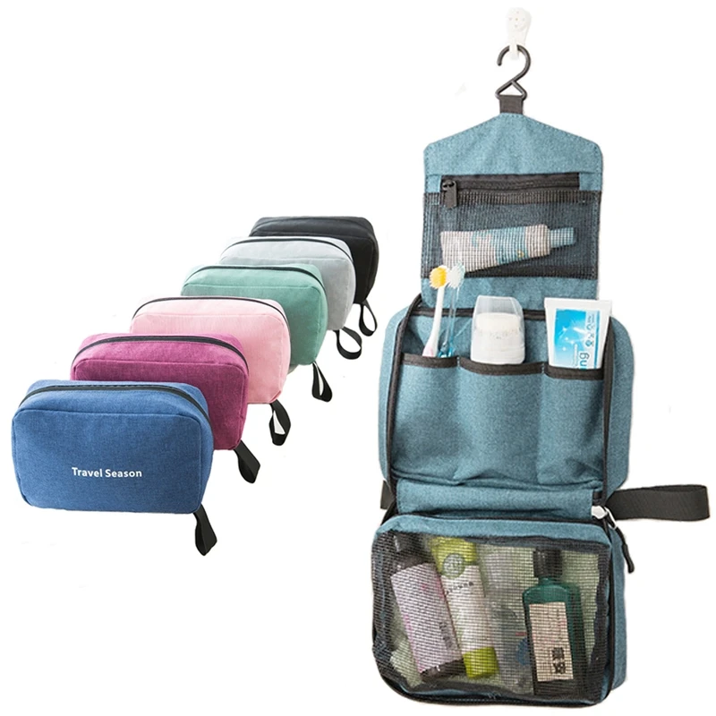 

Men Women Travel Makeup Bag Cosmetic Pouch Travel Organizer For Toiletry Kit Beauty Wash Pouch Handbag Cosmetic Necessaire Case