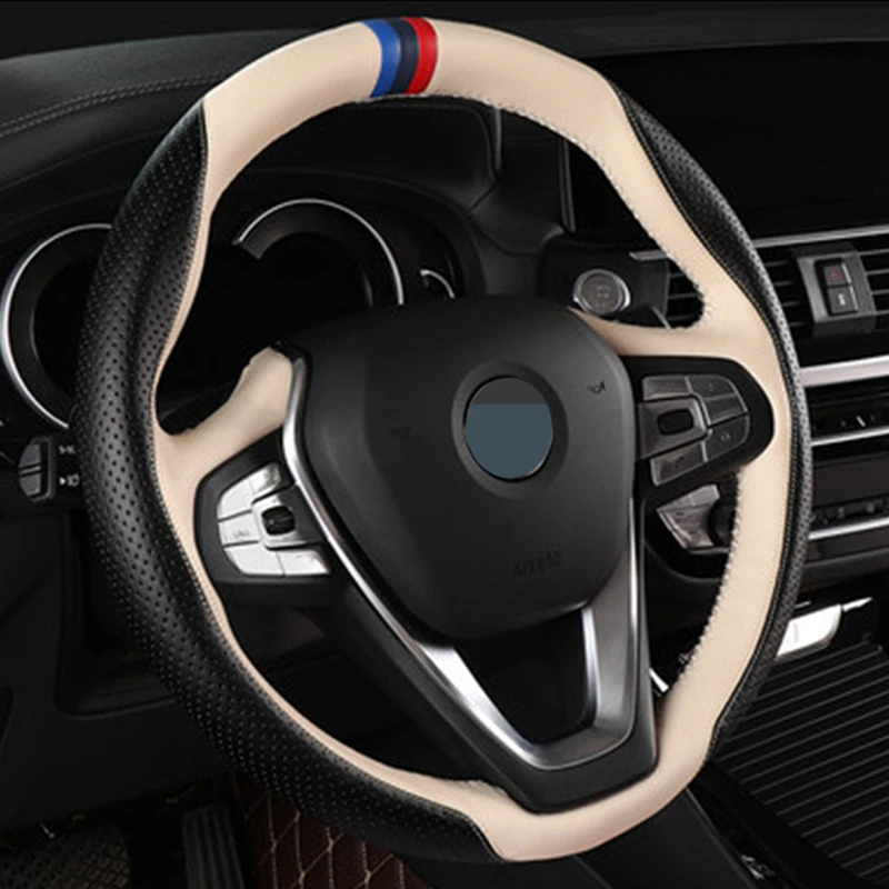 Customize DIY Car Accessories Steering Wheel Cover For BMW G20 G21 F40 F44 G22 G23 G26 G30 G31 G32 G11 G12 X3 X4 Car Interior