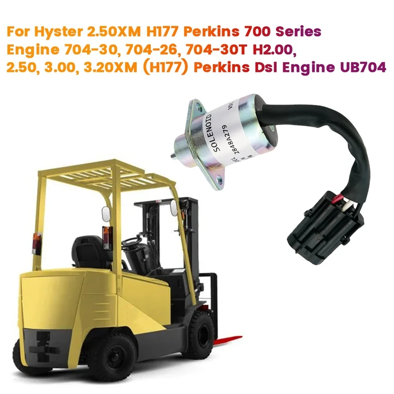 Электромагнитный клапан отключения топлива 12 В SA-4934-12 2848A275 1457906 Для двигателя Perkins