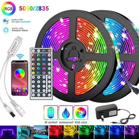 Светодиодная лента LeiiGeeGo RGB 12В 5050/2835 5-15 метров
