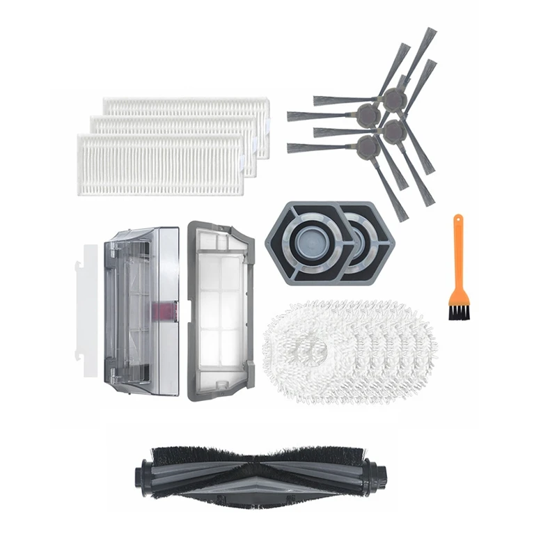 

20Pcs For ECOVACS Deebot N9+ Accessories Robot Vacuum Cleaner With Side Brush Main Brush Dust Box Filter Cleaning
