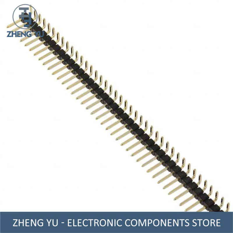 

61304011021 2.54MM 40Pin PA6T Gold Bent Needle Right-angle Installation