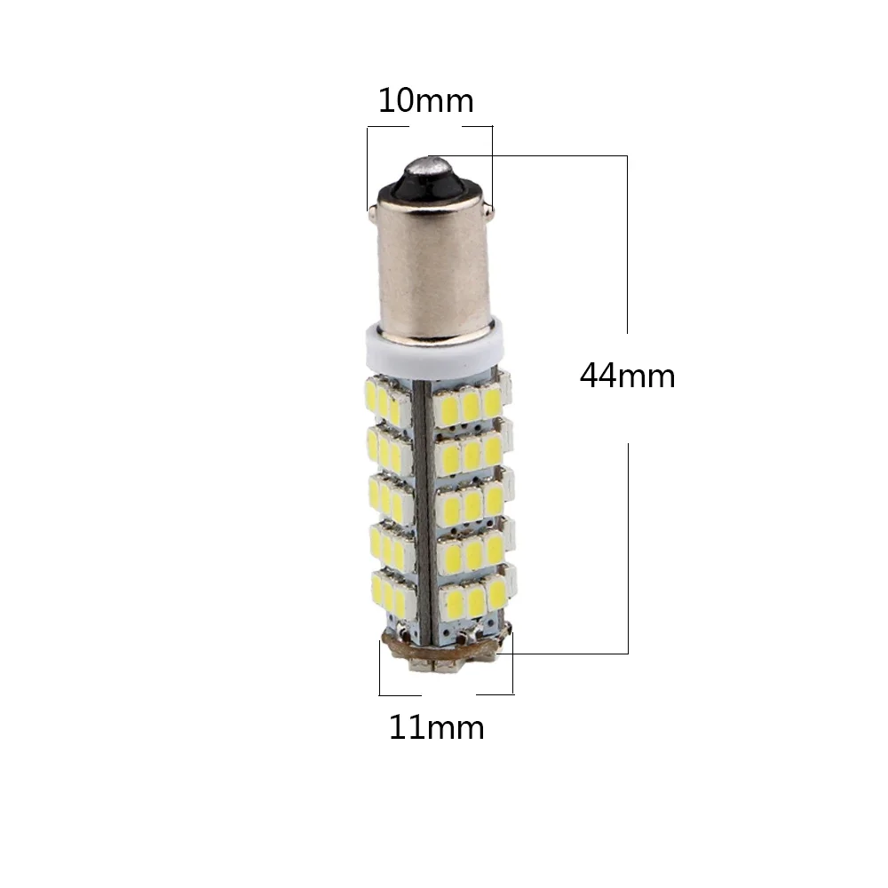 10 шт. BA9S 60 SMD 1206 светодиодные лампы T4W индикатор для стайлинга автомобиля