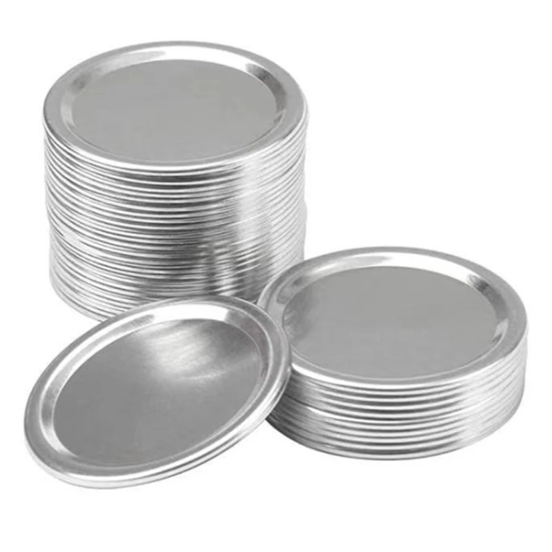 

42Pcs Conventional Port 70Mm Mason Tank Cover Split Seal Leak Proof Sheet Split Cover