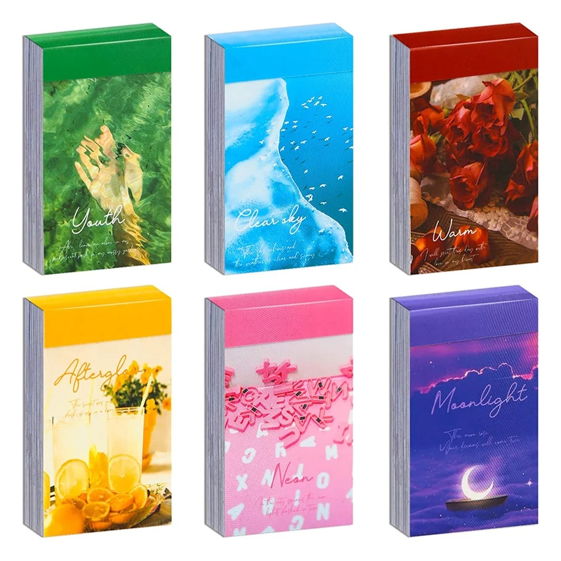 

300 штук бумажные декоративные наклейки Washi, мини-книжка, Крафт, канцелярские принадлежности, коллаж, журнал нежелательной почты, DIY для скрапбукинга, школьные принадлежности