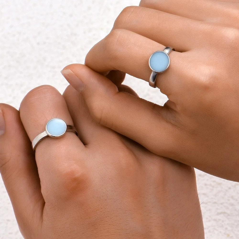 

2 / PCS 2022 New Couple Ring Set Men and Women's Friendship Lovers Bohemian Style Anniversary Jewelry Gift