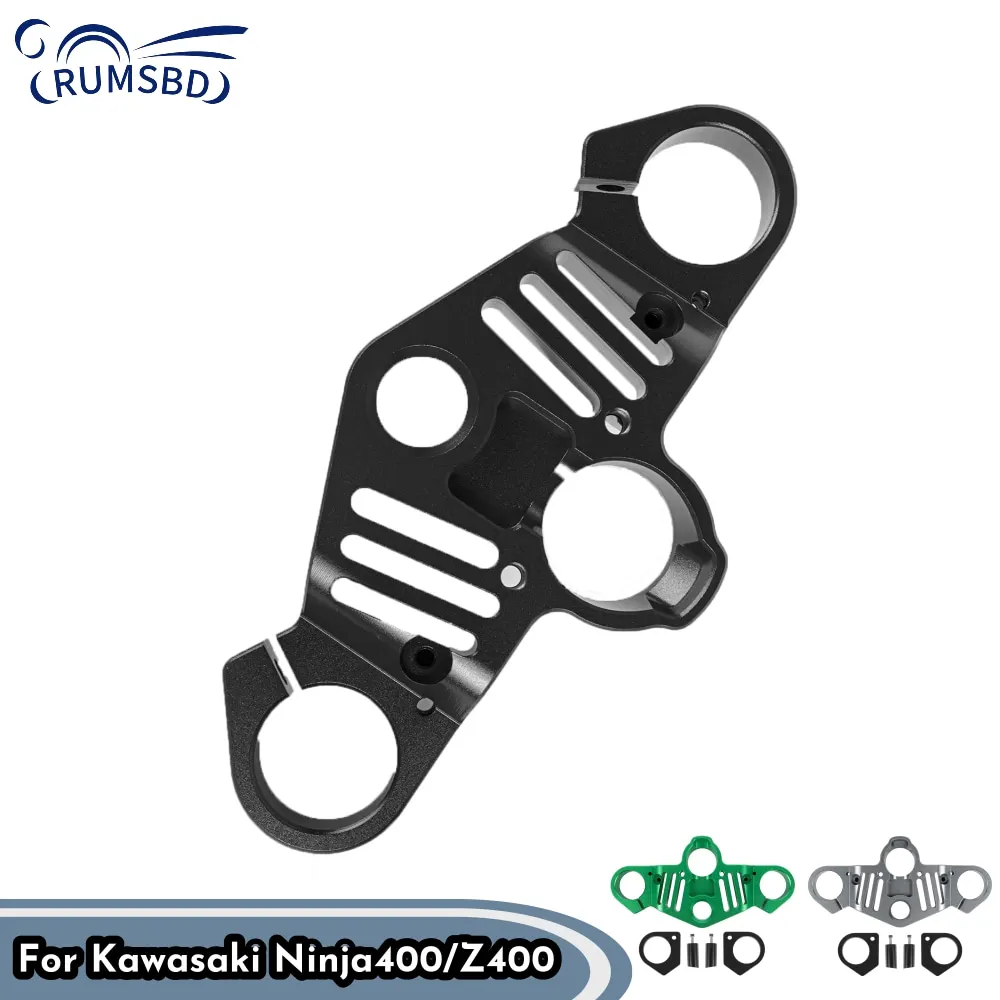 

Тройной зажим для мотоцикла, панель захвата для Kawasaki Ninja400 Z400 2018 2019 2020 2021 2022 2023, кронштейн держателя вилки на руль