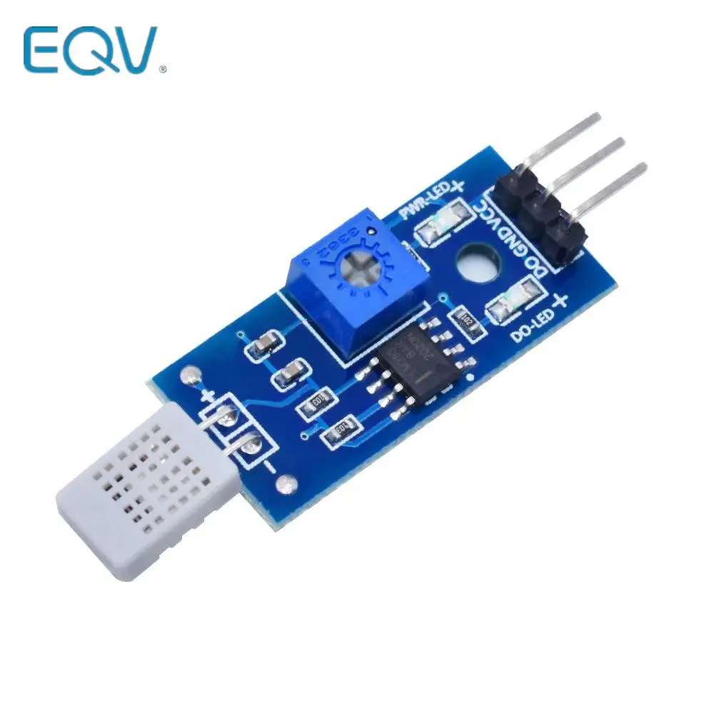 

Модуль датчика обнаружения влажности HR202, 3,3-5 в постоянного тока, чип LM393 (3-проводная система)