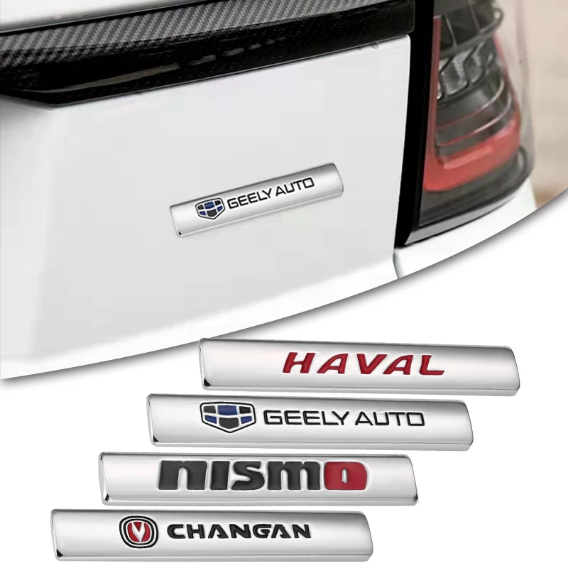 Новый 3D Алюминиевый задний значок наклейка для багажника автомобиля