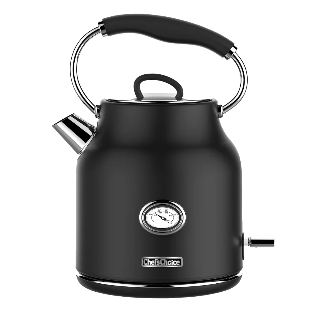 

Электрический чайник Chef's Choice gourlanca 1,7 л, матовый черный портативный чайник, портативный Электрический чайник с контролем температуры