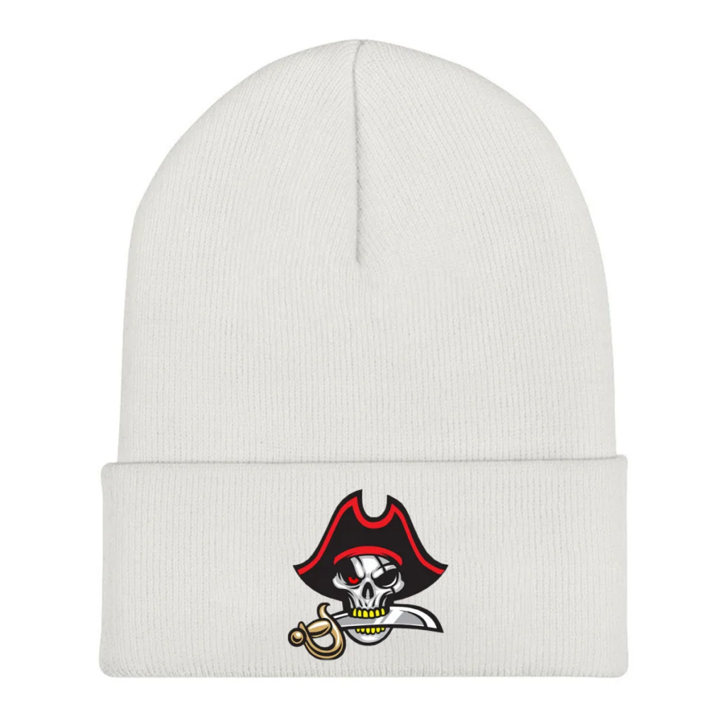 

Pirate Skull The Adventures Of Captain Pugwash TV Series Knitting Beanie Caps Skullies Beanies Ski Caps Soft Bonnet Hats Winter